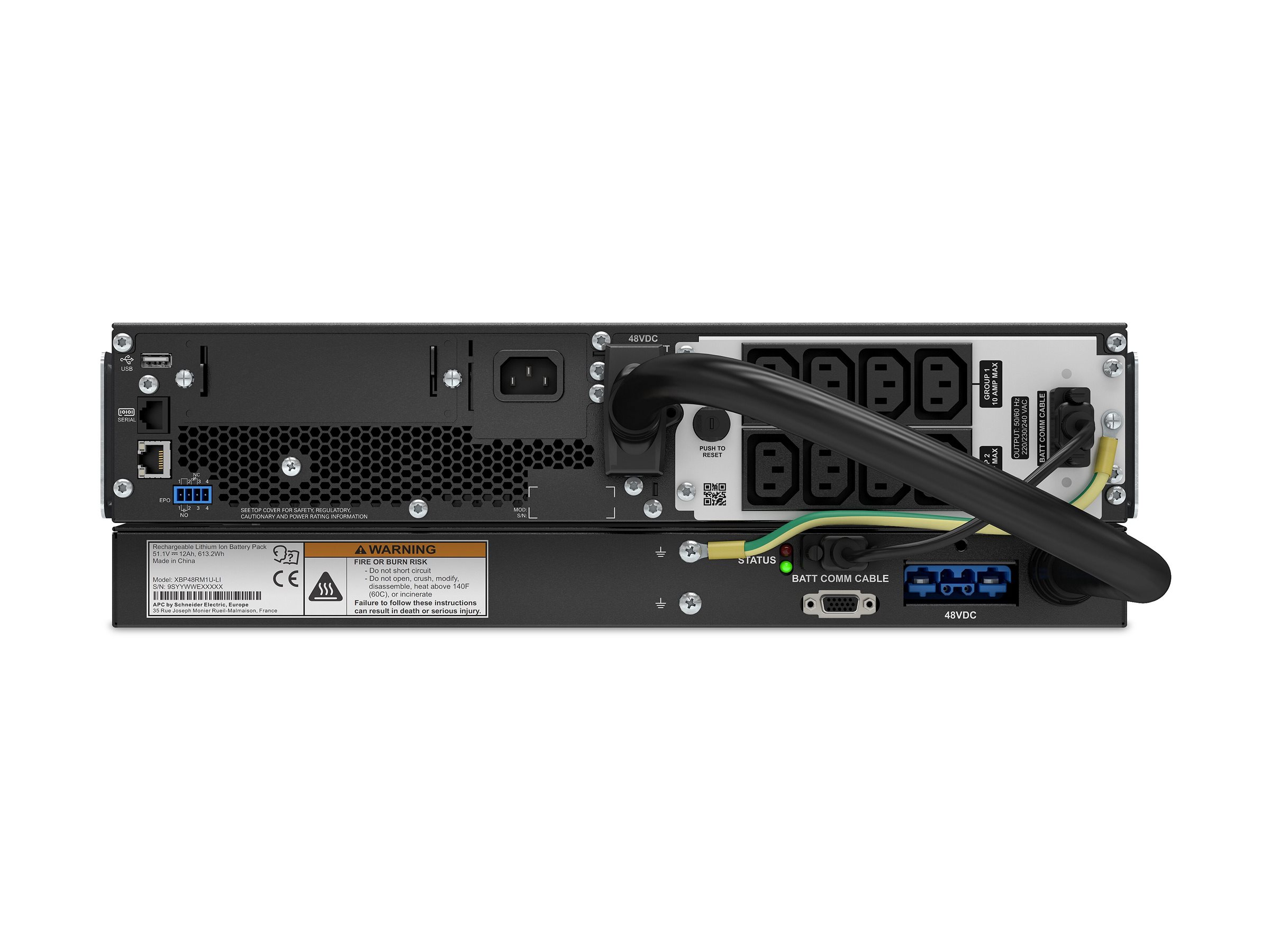 APC Smart-UPS On-Line Li-Ion 1000VA - USV (in Rack montierbar/extern)