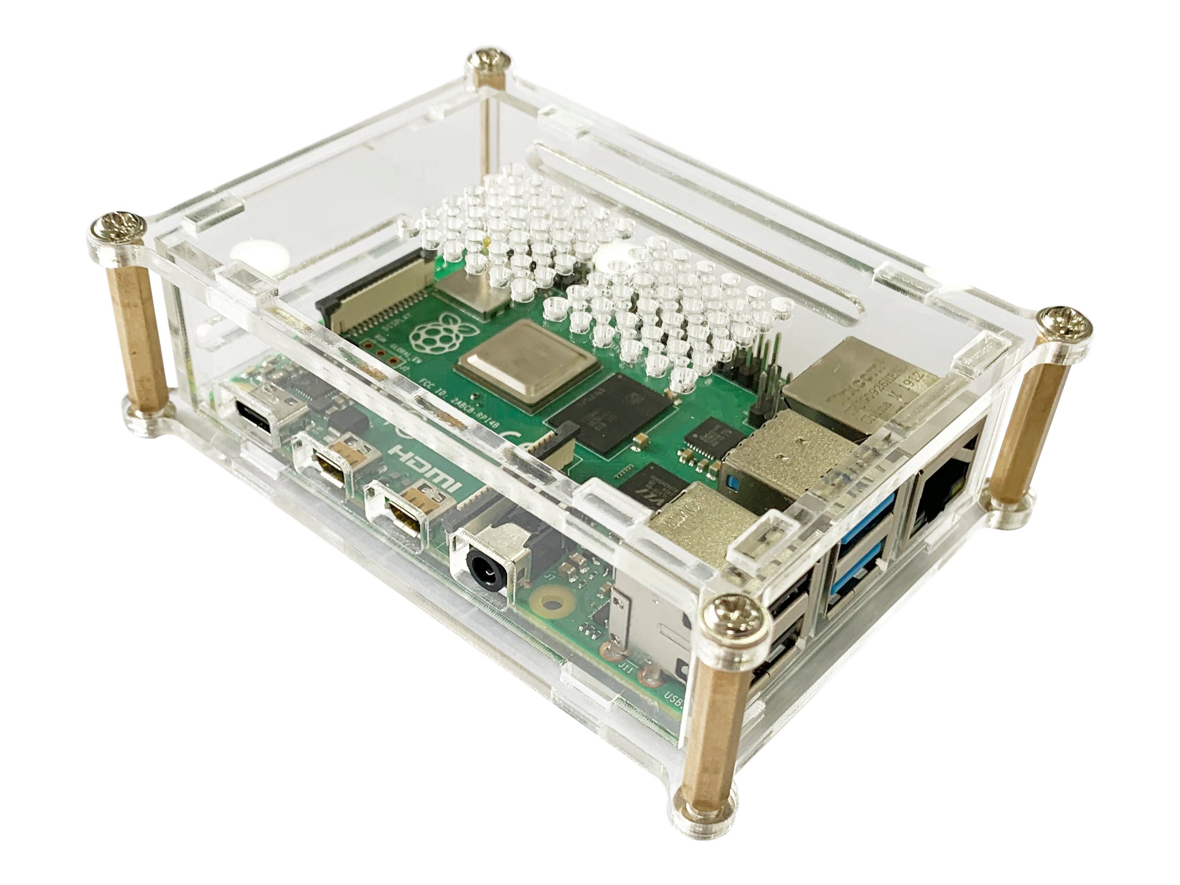 SIWA RASPBERRY BODY FOR PI 4B ACRYL (RB-CASEP4+01)