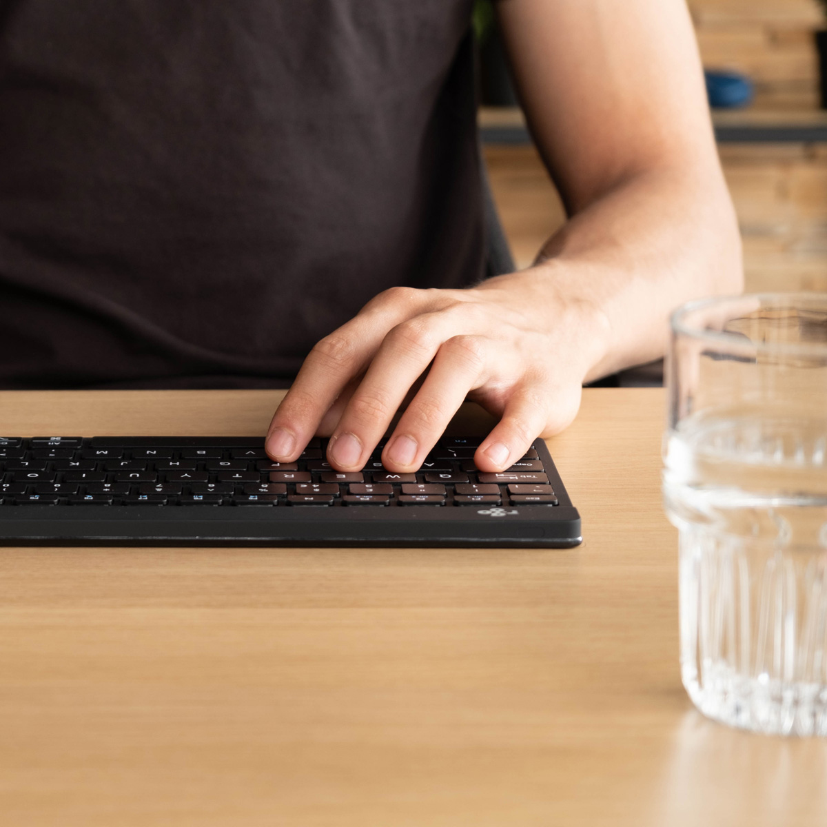 R-Go Ergonomische Tastatur Compact break - Tastatur - TL: Deutsch, QWERTZ, Ansicht 3