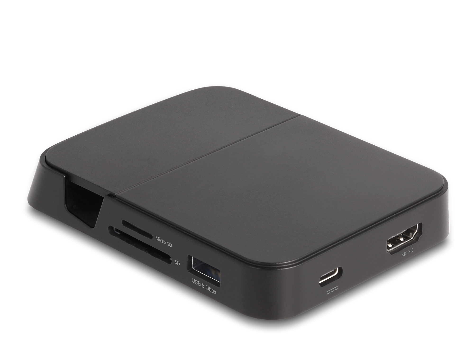 Delock Smartphone Dockingstation 4K mit integrierter Halterung, Ansicht 2