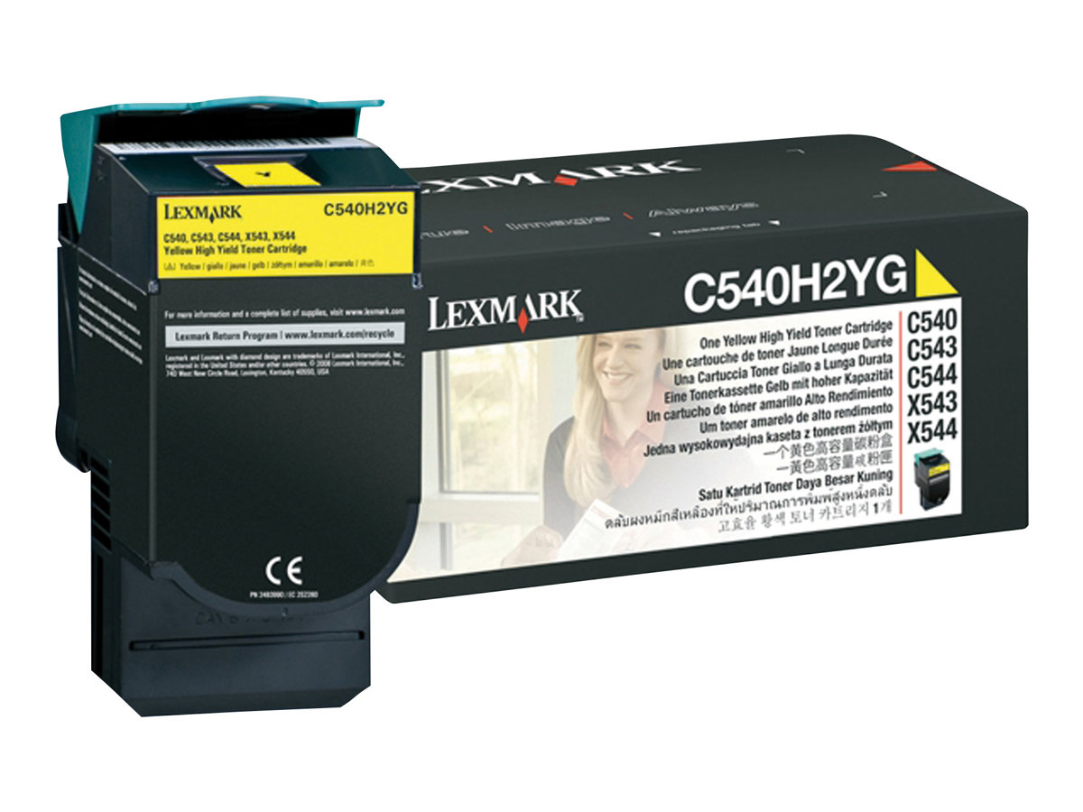 Lexmark Hohe Ergiebigkeit - Gelb - original