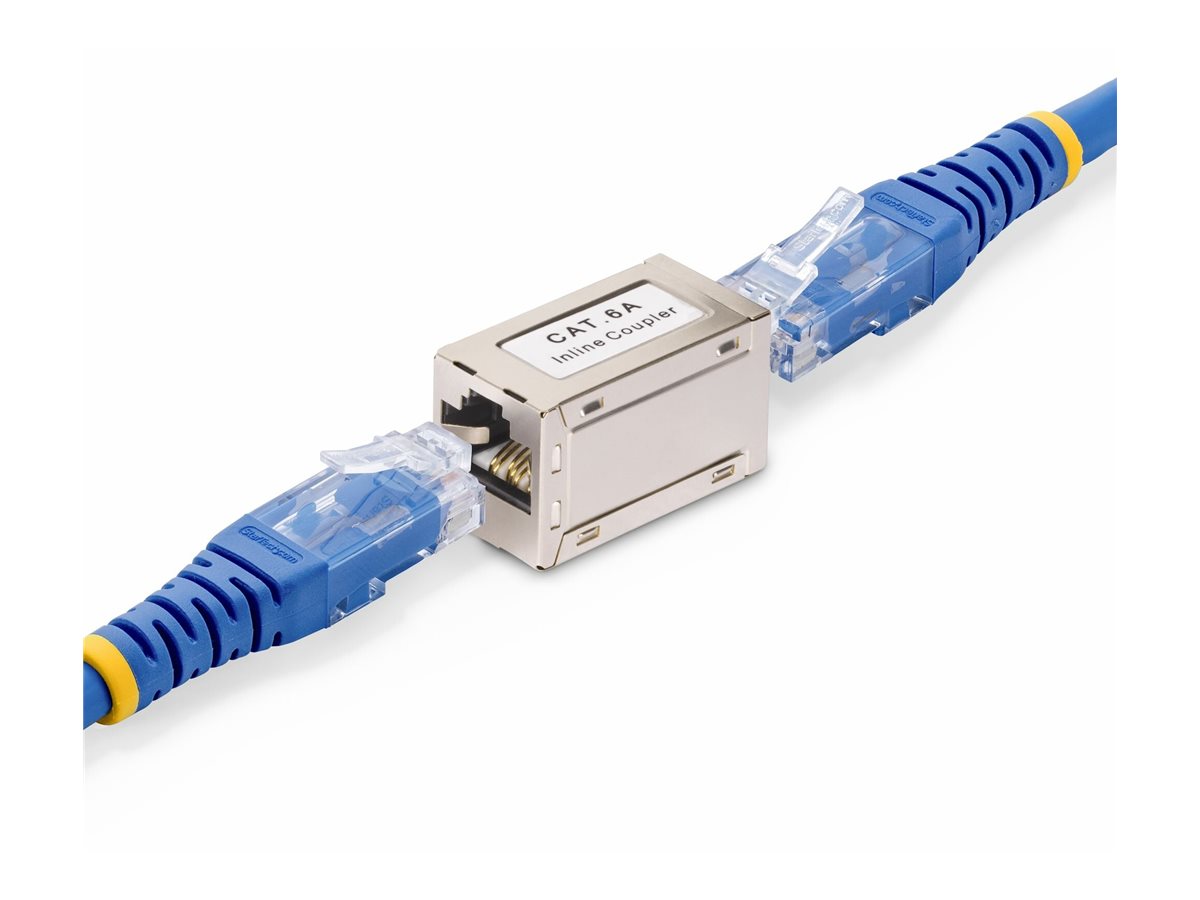 StarTech.com Shielded RJ45 Coupler, Inline Cat6a Coupler, F/F - Netzwerkkoppler - RJ-45 (W), Ansicht 5