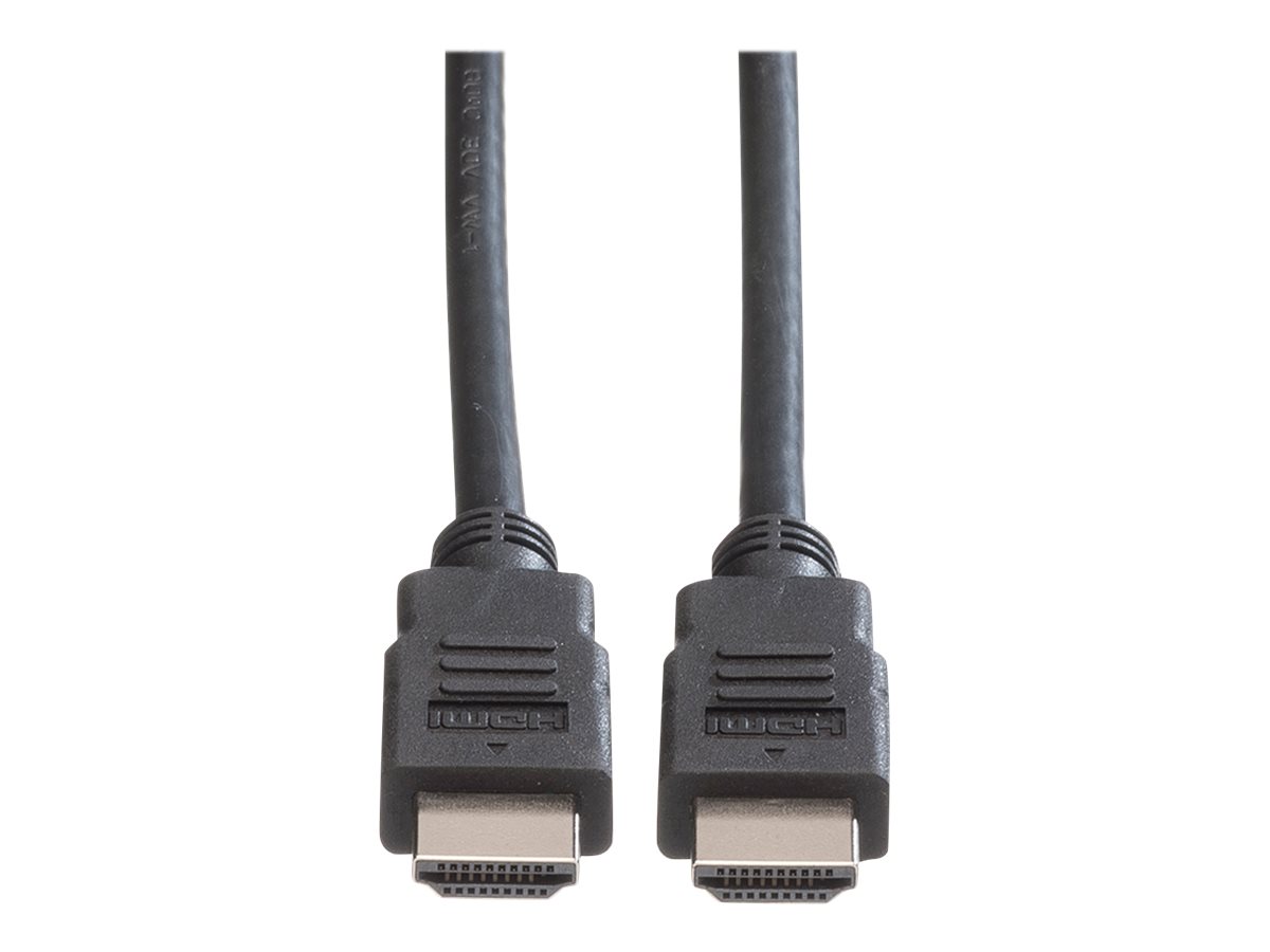 ROLINE HDMI-Kabel mit Ethernet - HDMI männlich zu HDMI männlich