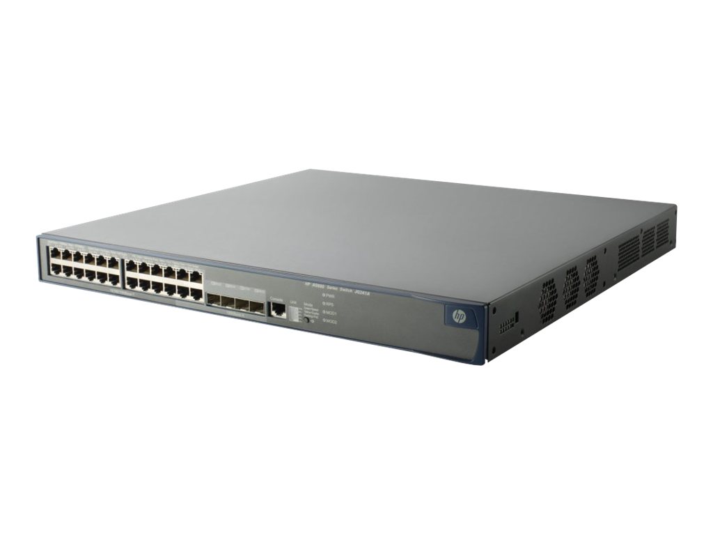 HP 5500-24G-PoE+ EI Switch w/2 Intf Slts (JG241A) - REFURB