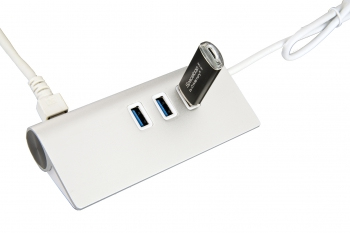 Exsys EX-1132-N - Hub - 3 x USB 3.2 Gen 1 + 1 x 10/100/1000, Ansicht 2
