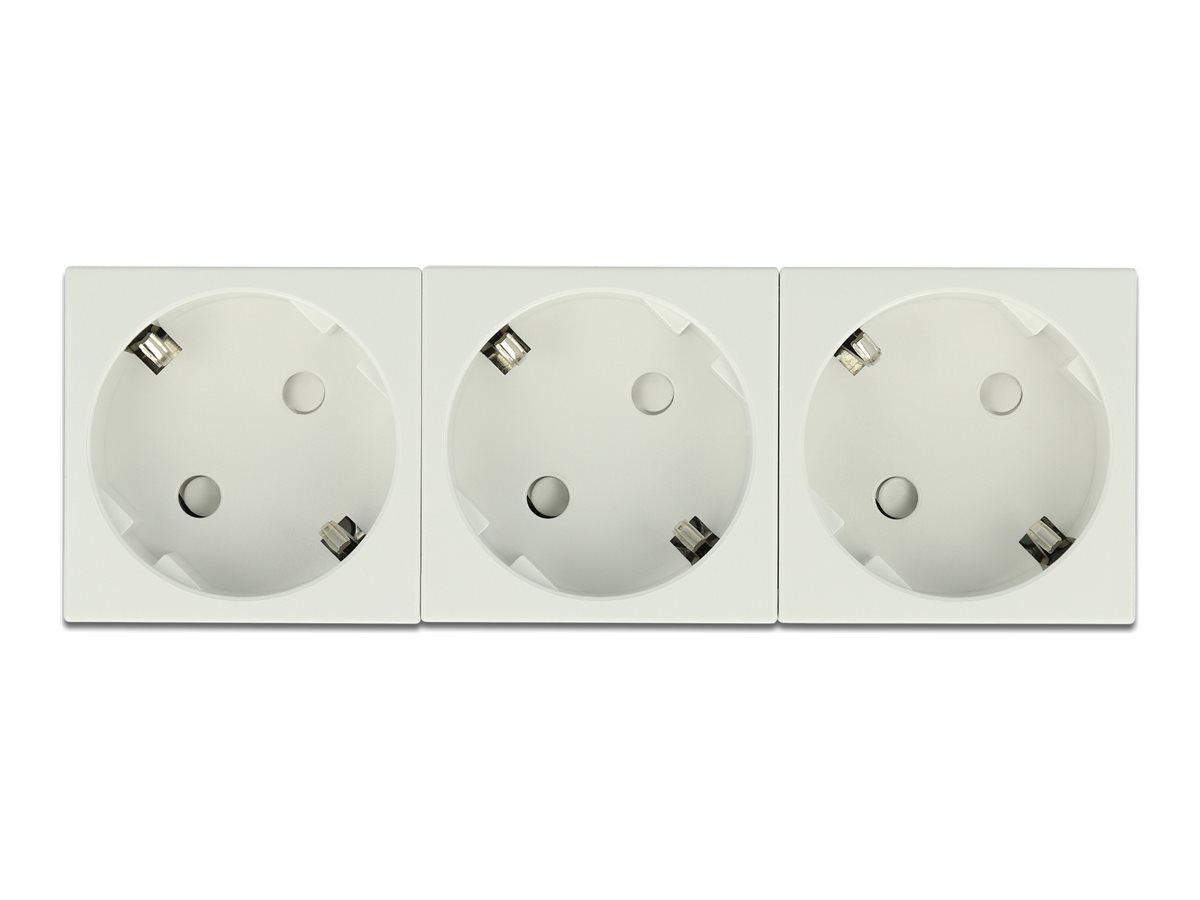 Delock Easy 45 - Steckdose - 2P - Typ F - mit