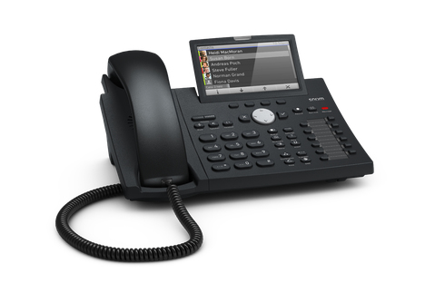 snom D375 VoIP-telefon Sortblå