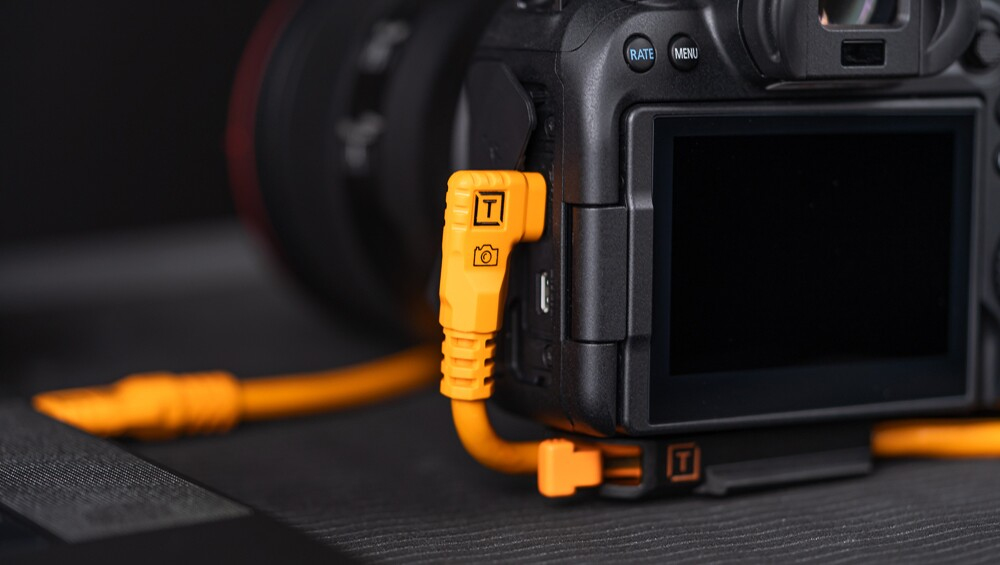 Tether Tools TetherPro USB-C auf rechter Winkel orange 9.4m, Ansicht 4