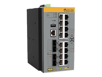 Allied Telesis AT IE340-20GP - Switch - L3 - managed - 8 x 101001000 (PoE+)
