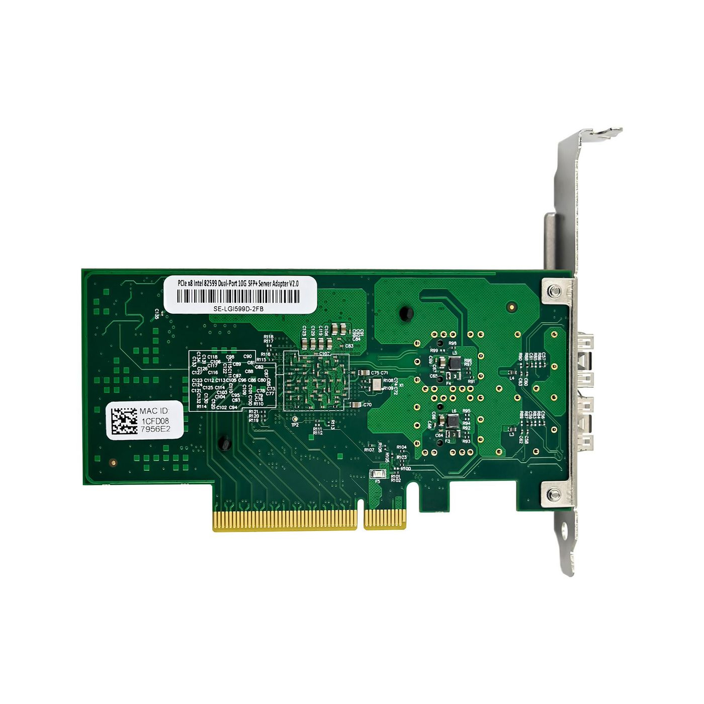 MicroConnect Network Card PCIe x8 X520-DA2 10GbE SFP+, Ansicht 4