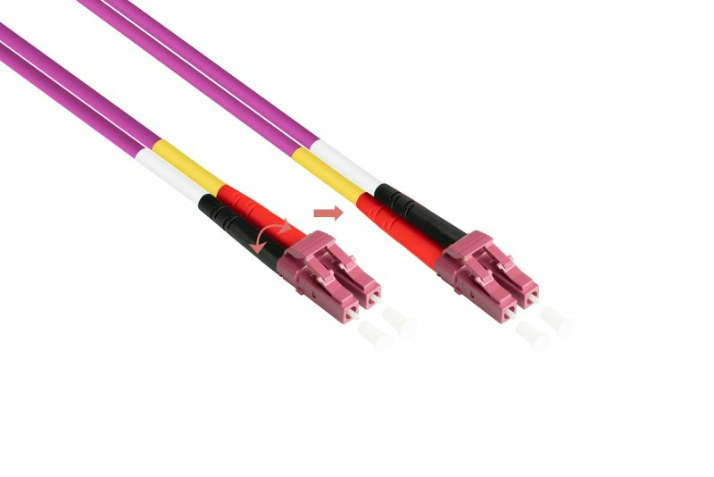kabelmeister OM4 LWL Dpx Patchkabel LC/LC MM 50/125A - Kabel - Netzwerk, Ansicht 2