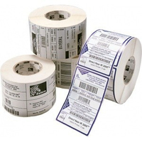 Zebra Z-Select 2000D - Papier - entfernbarer Kautschukkleber - Oberseite beschichtet - Mattes Weiß - 25.4 x 50.8 mm 446 Etikett(en) (1 Rolle(n) x 446) Etiketten