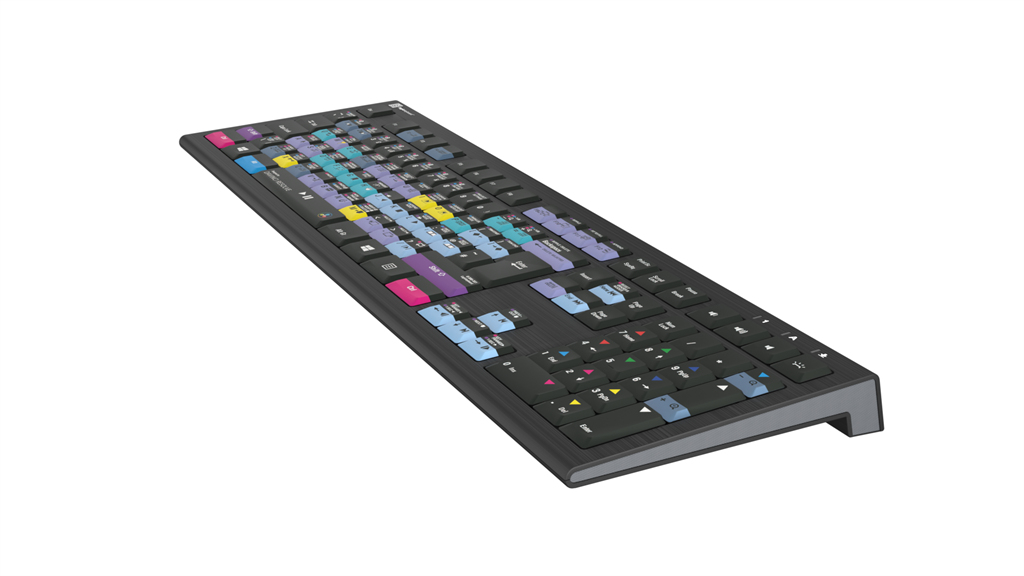 Logickeyboard Davinci Resolve 17 Astra 2 - Tastatur - hintergrundbeleuchtet - TL: UK, QWERTY, Ansicht 4