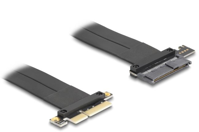 Delock Riser Karte PCI Express 3.0 x4Stecker zu U.2 SFF-8639 SSD Slot mit Kabel 30 cm, Ansicht 2