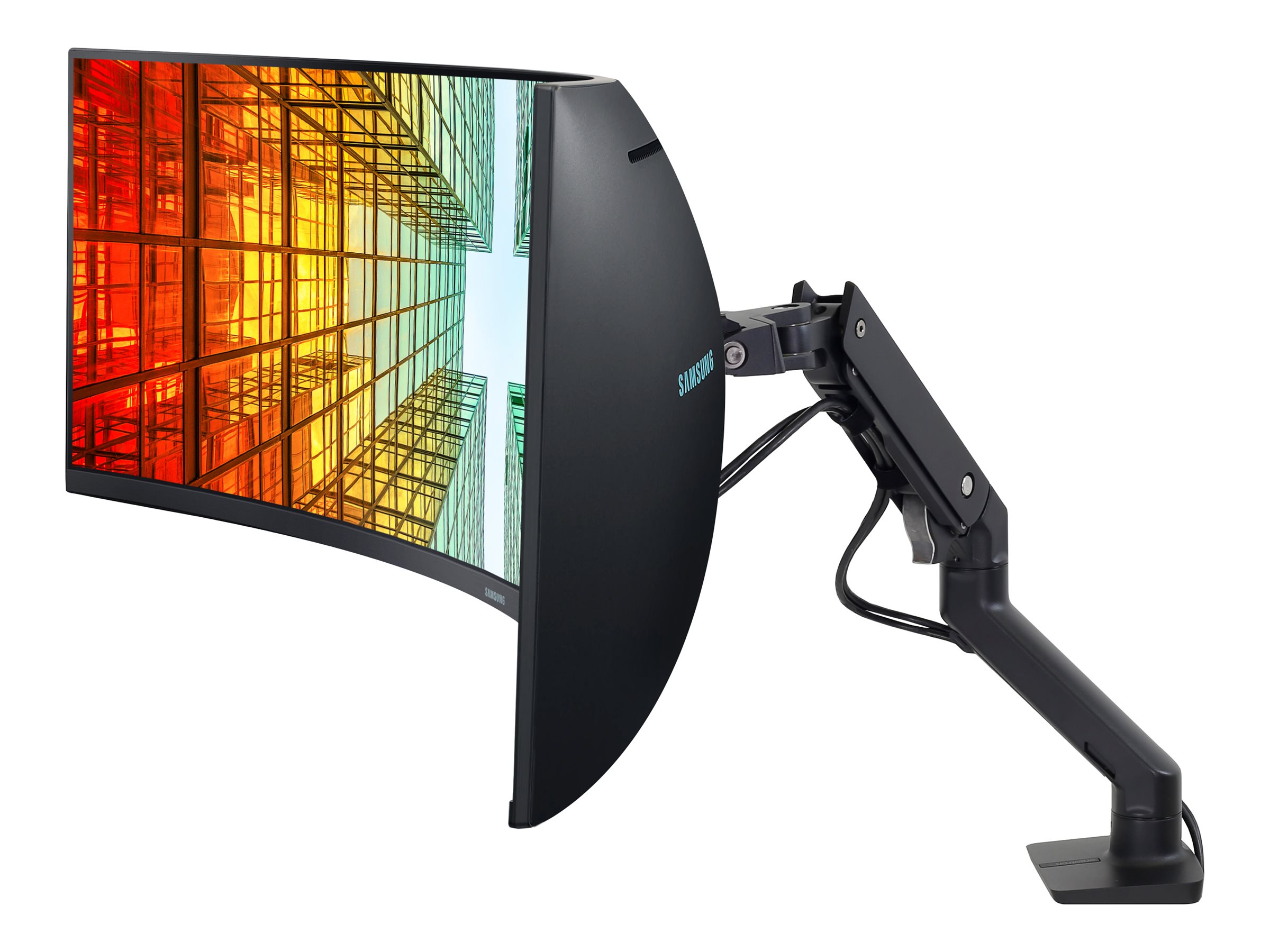 Ergotron HX - Befestigungskit (Gelenkarm, Spannbefestigung für Tisch, Tischplattenbohrung, Befestigungsteile, Ansicht 5