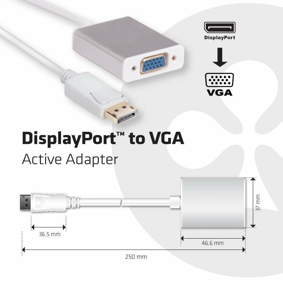 Club 3D CAC-2003 - Videokonverter - DisplayPort, Ansicht 2
