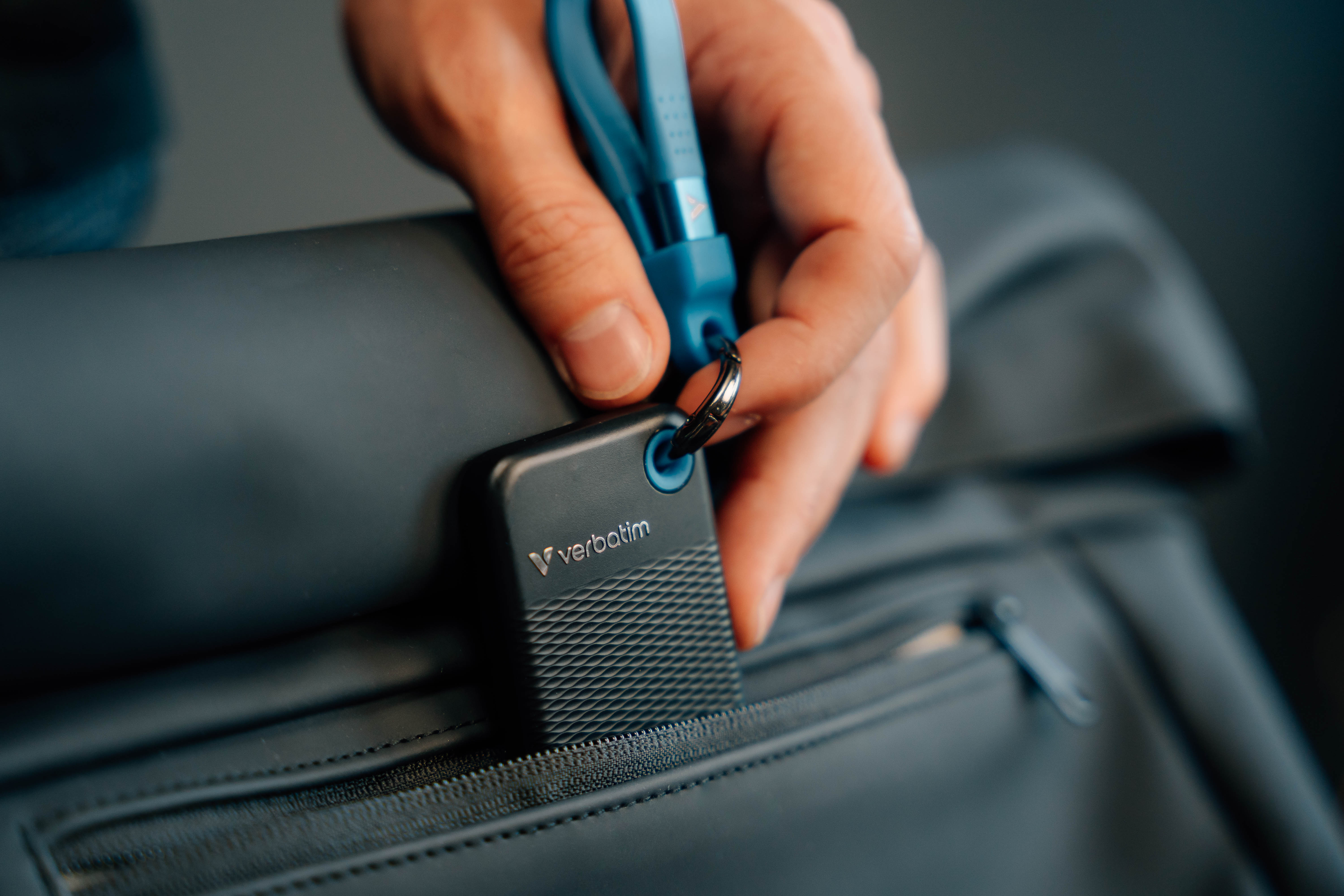 Verbatim Pocket - SSD - 1 TB - Schlüsselanhänger mit Kabelbefestigung - extern (tragbar), Ansicht 4