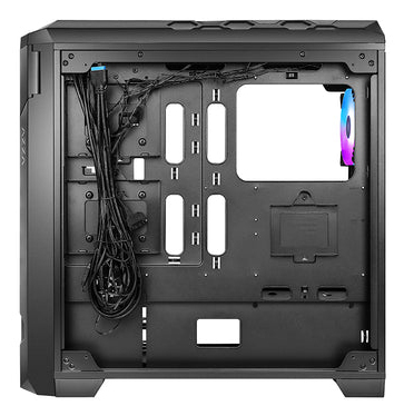 AZZA Geh Fulltower ATX Storm 6000B ARGB Win-Glas 4xRGB 2xUSB - Tower - ATX, Ansicht 4
