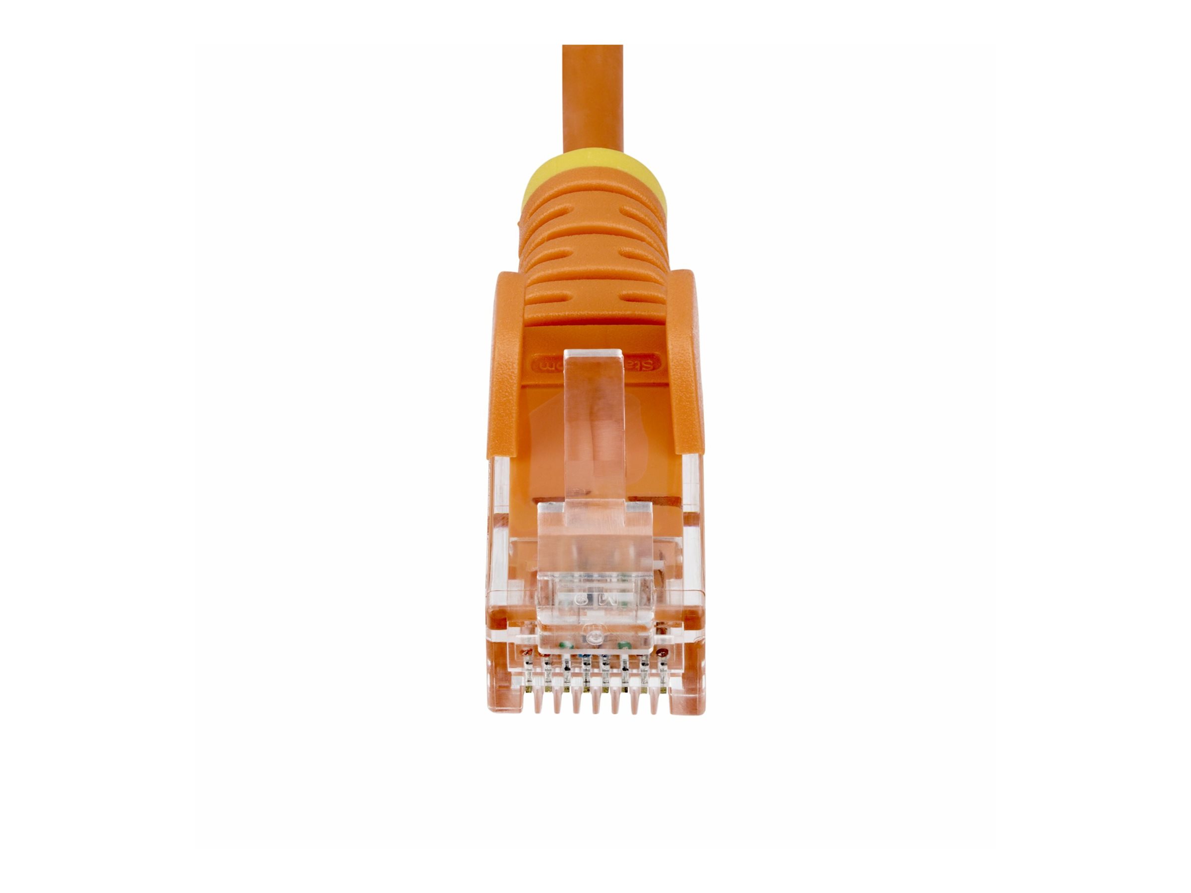 StarTech.com 2.5m Orange Slim CAT6 Ethernet Cable, Snagless, 28AWG, LSZH - Patch-Kabel - RJ-45 (M), Ansicht 4