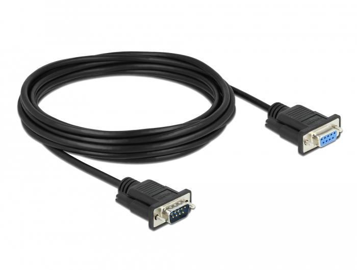 Delock Serielles Verlängerungskabel - DB-9 (M), Ansicht 4