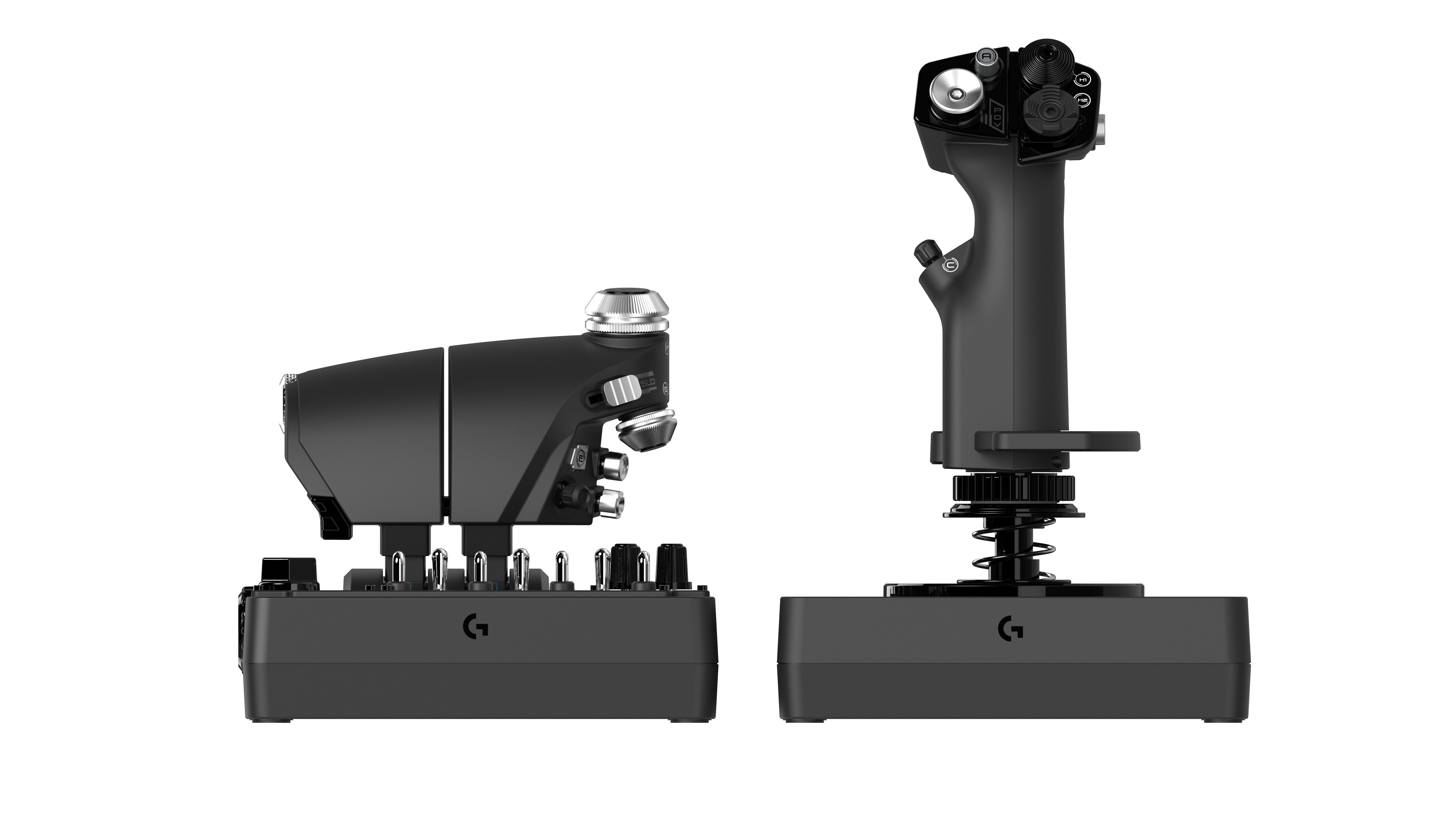 Logitech X56 H.O.T.A.S. - Joystick und Gasregler, Ansicht 2