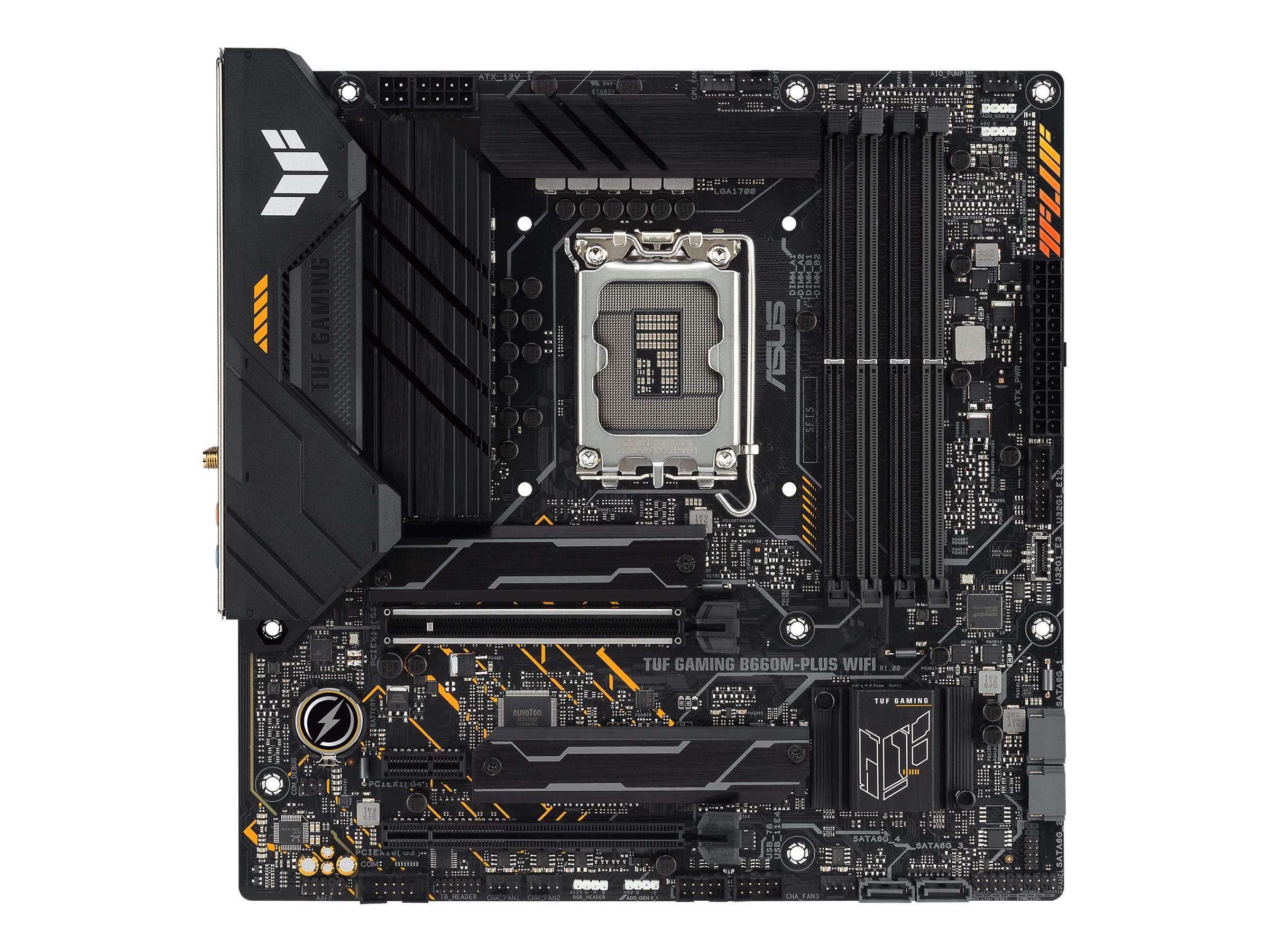 ASUS TUF GAMING B660M-PLUS WIFI - Motherboard - micro ATX - LGA1700-Sockel - B660 Chipsatz - USB-C Gen1, USB 3.2 Gen 1, 