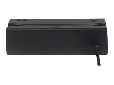 Manhattan USB-A Magnetic Strip Card Reader, Triple Track Reader, Keyboard Wedge Decoder, Cable 1.5m, Black, Ansicht 2