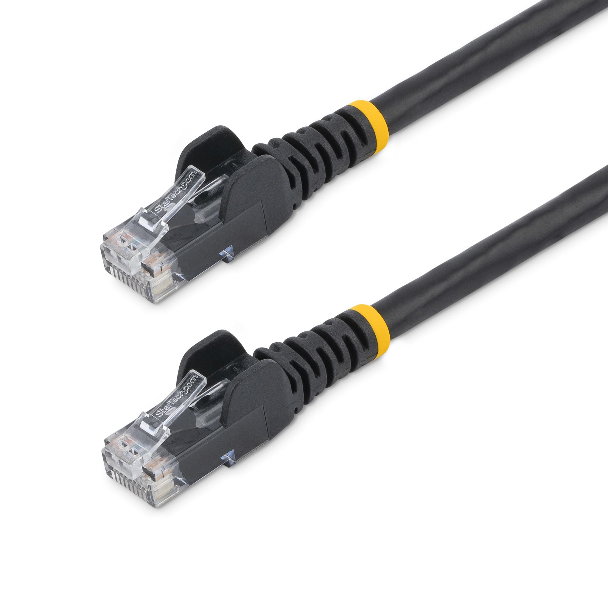 StarTech.com 10m Cat5e Ethernet Netzwerkkabel Snagless mit RJ45 - Schwarz, 10 m, Cat5e, U/UTP (UTP), RJ-45, RJ-45, Schwarz