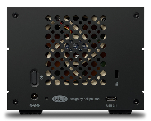LaCie 2big RAID STHJ16000800 - Festplatten-Array - 16 TB - 2 Schächte - HDD 8 TB x 2 - USB 3.1 Gen 2 (extern), Ansicht 3