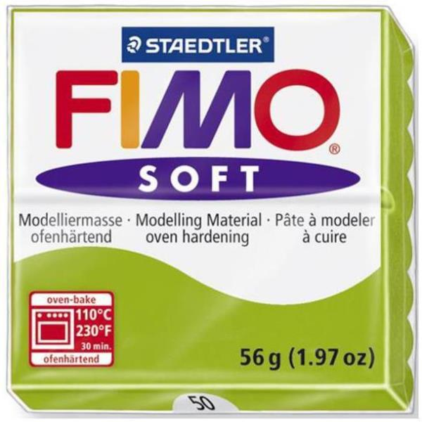 Vorschau: STAEDTLER FIMO soft - Knetmasse - Grün - 110 °C - 30 min - 56 g - 55 mm