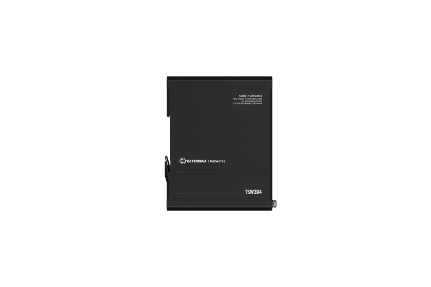 Teltonika TSW304 - Switch - 4 x 10/100/1000 - an DIN-Schiene montierbar, Ansicht 4