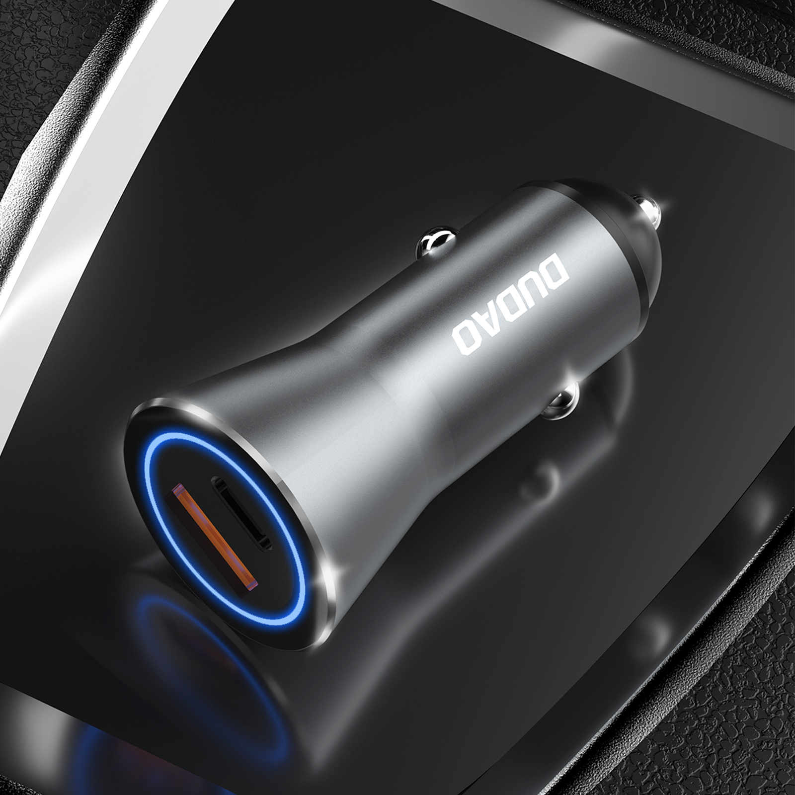 Dudao Car Charger 45W PD+ QC5.0 1xUSB+1XType C, Ansicht 3