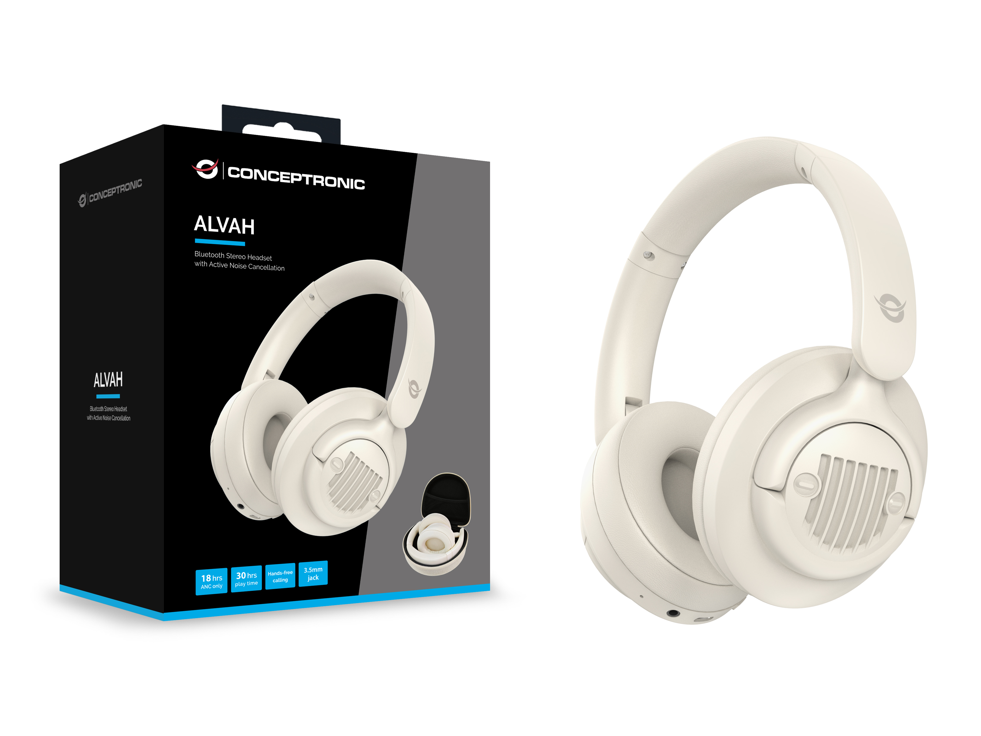 Conceptronic Headset Wireless Bluetooth 5.4 Lärmunterdr. ws - Headset - 20 KHz, Ansicht 4