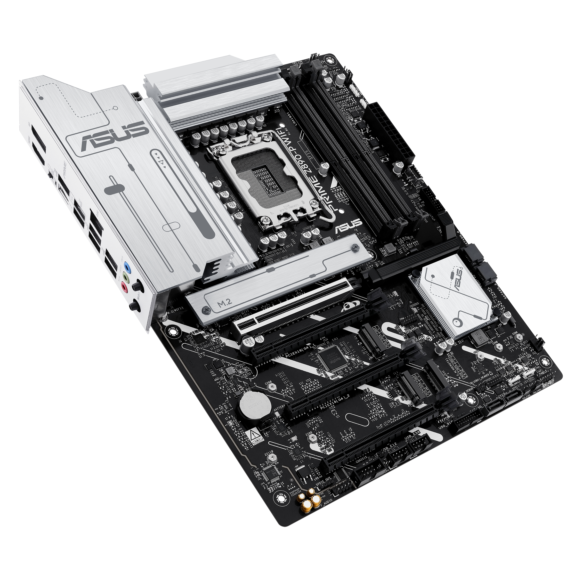 ASUS PRIME Z890-P WIFI - Motherboard - ATX - LGA1851-Sockel - Z890 Chipsatz - USB4, USB 3.2 Gen 2, USB 3.2 Gen 1, Ansicht 2