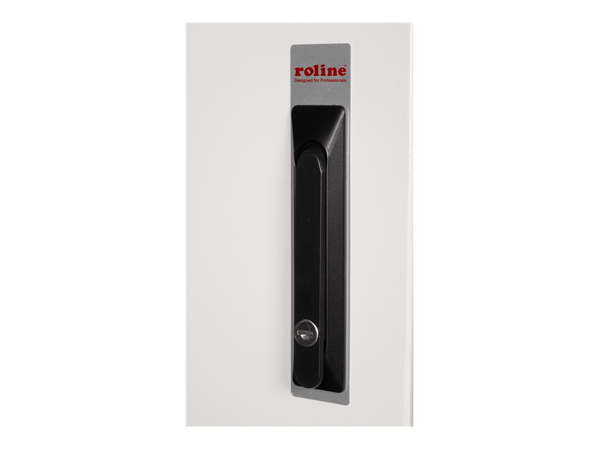 ROLINE 19 Zoll Wandgehäuse Pro 9 HE 600x450 BxT IP55 outdoor grau, Ansicht 5
