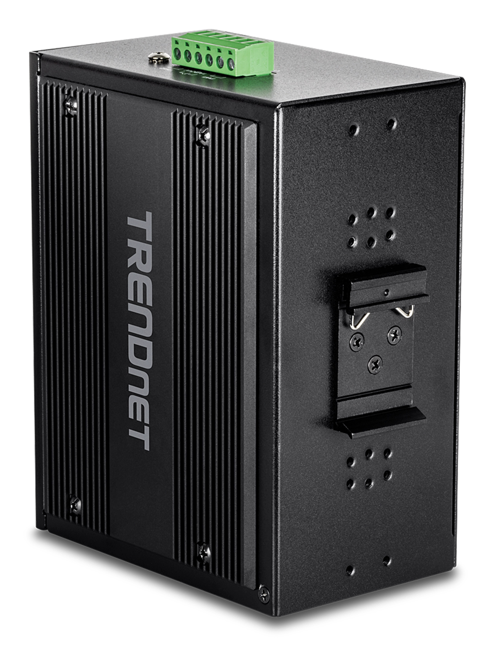 TRENDnet 26-Port Hardened Industrial Gigabit PoE+ DIN-Rail Switch, Ansicht 3