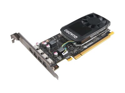 Lenovo NVIDIA Quadro P1000 - Grafikkarten - Quadro P1000 - 4 GB GDDR5 - PCIe 3.0 x16 - 4 x Mini DisplayPort - für ThinkStation P320  P330  P330 (2nd Gen)
