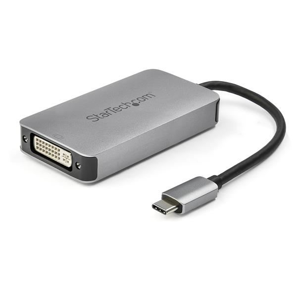 StarTech.com USB-C auf DVI-Adapter - Dual-Link-Konnektivität - Aktive Konvertierung, DVI-Ausgang, 2560 x 1600 Pixel