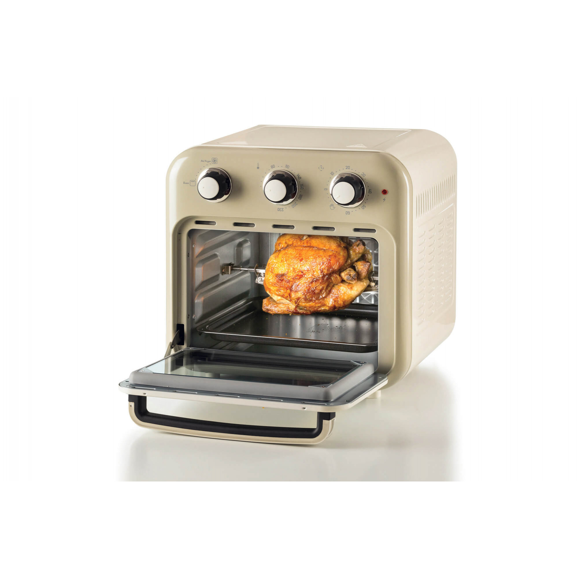 Ariete Vintage Air Fryer Mini- Ofen beige, Ansicht 2