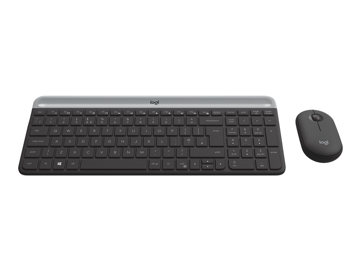 Logitech Slim Wireless Combo MK470 - Tastatur-und-Maus-Set - TL: US, QWERTY, Ansicht 5