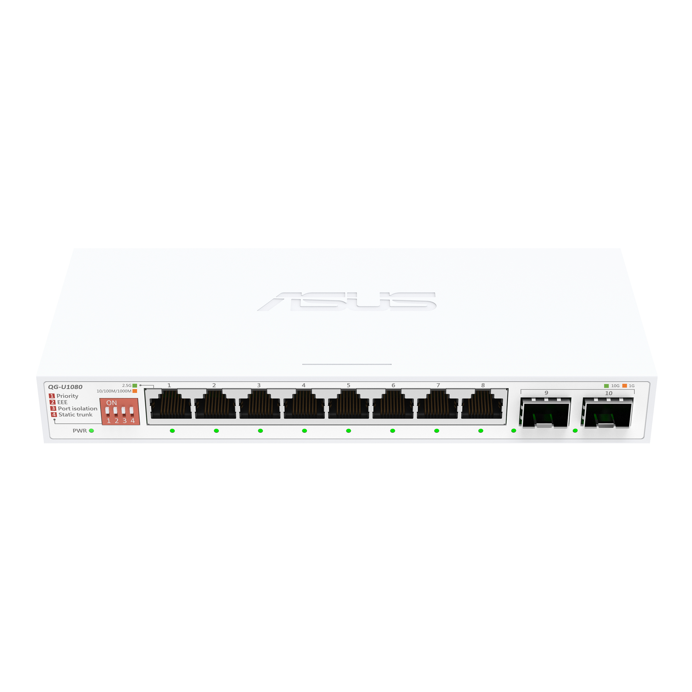 ASUS Qg-U1080 2.5G+ 10G SFP+ Switch - Switch - WLAN, Ansicht 4