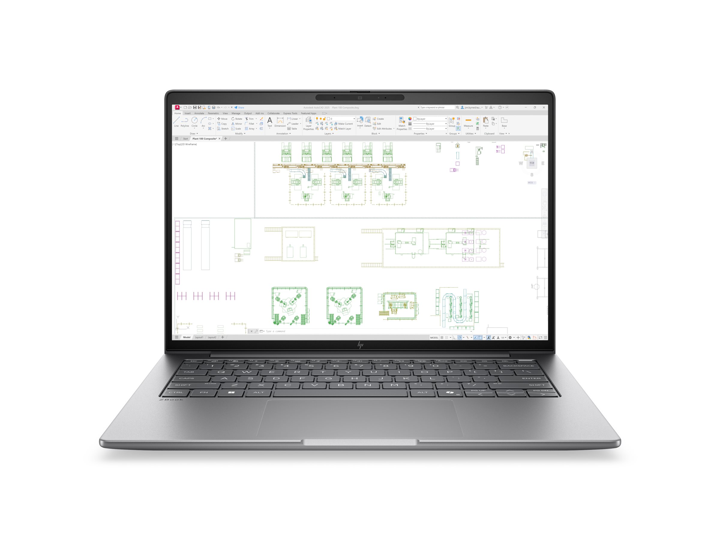 HP ZBook 8 G2i Mobile Workstation - Intel Core Ultra 7 356H - Win 11 Pro - Intel Graphics - 48 GB RAM - 1 TB SSD NVMe - 35.6 cm (14")