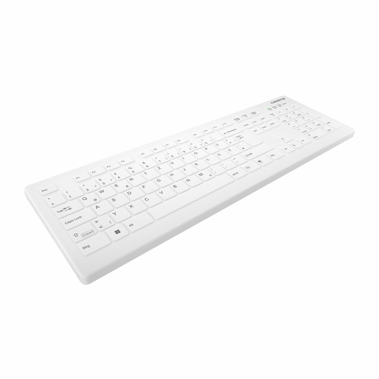 Cherry MTA AK-C8112F Wireless weiß AK-C8112F-FU1-W/GE - 105 Tasten - TL: Deutsch, QWERTZ, Ansicht 3