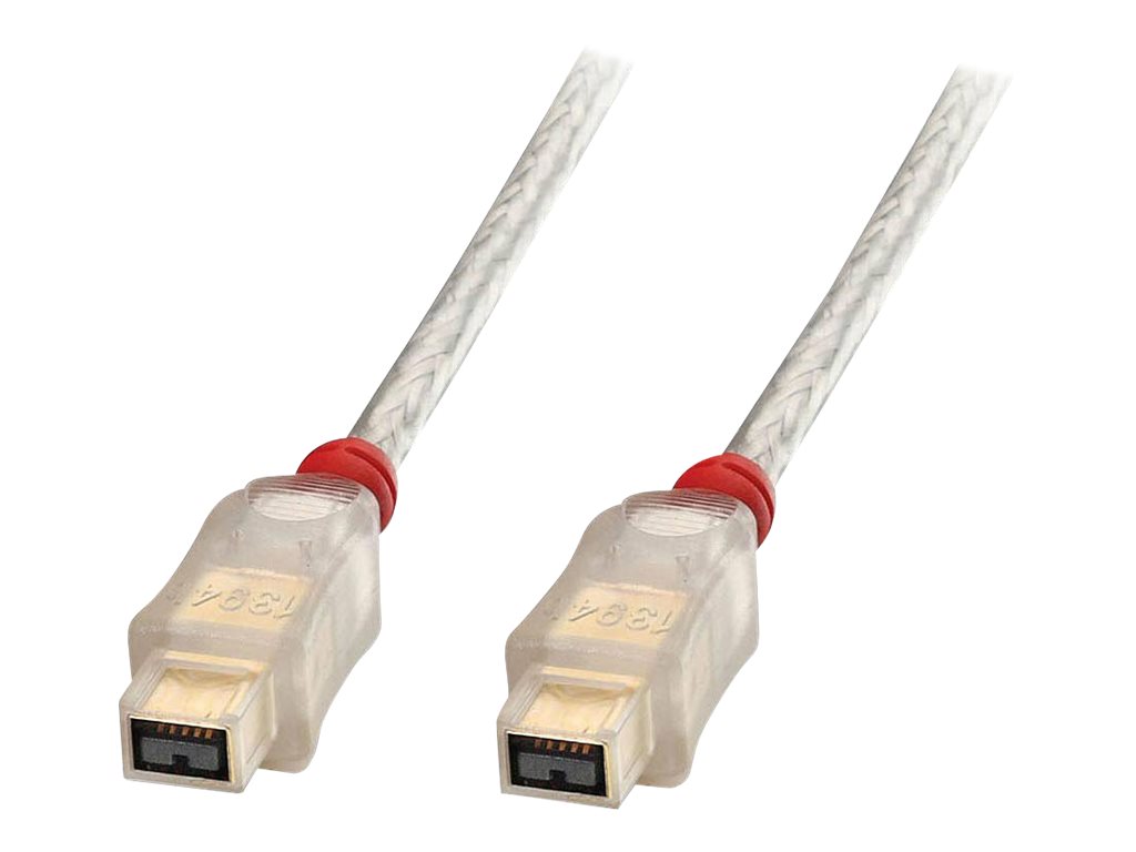 Lindy Premium - IEEE 1394-Kabel - FireWire 800 (M) zu FireWire 800 (M) - 4.5 m - geformt - durchsichtig