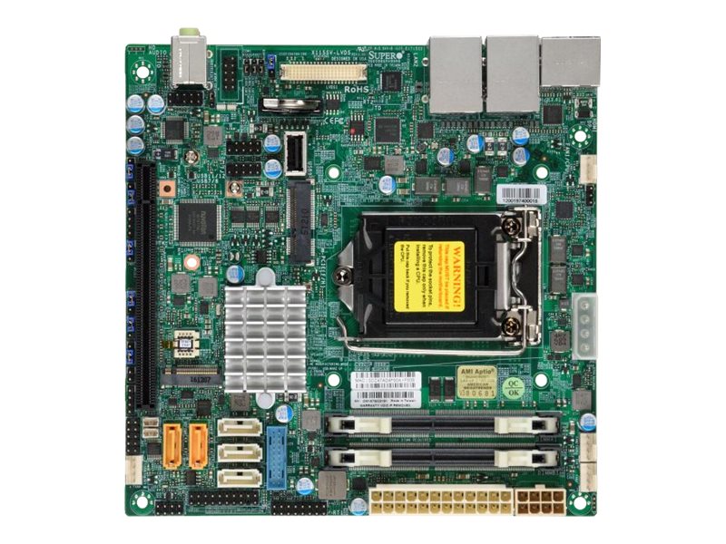 Supermicro X11SSV-LVDS - Motherboard - Mini-ITX - LGA1151 Socket - Q170 - USB 3.0 - 2 x Gigabit LAN - Onboard-Grafik (CP