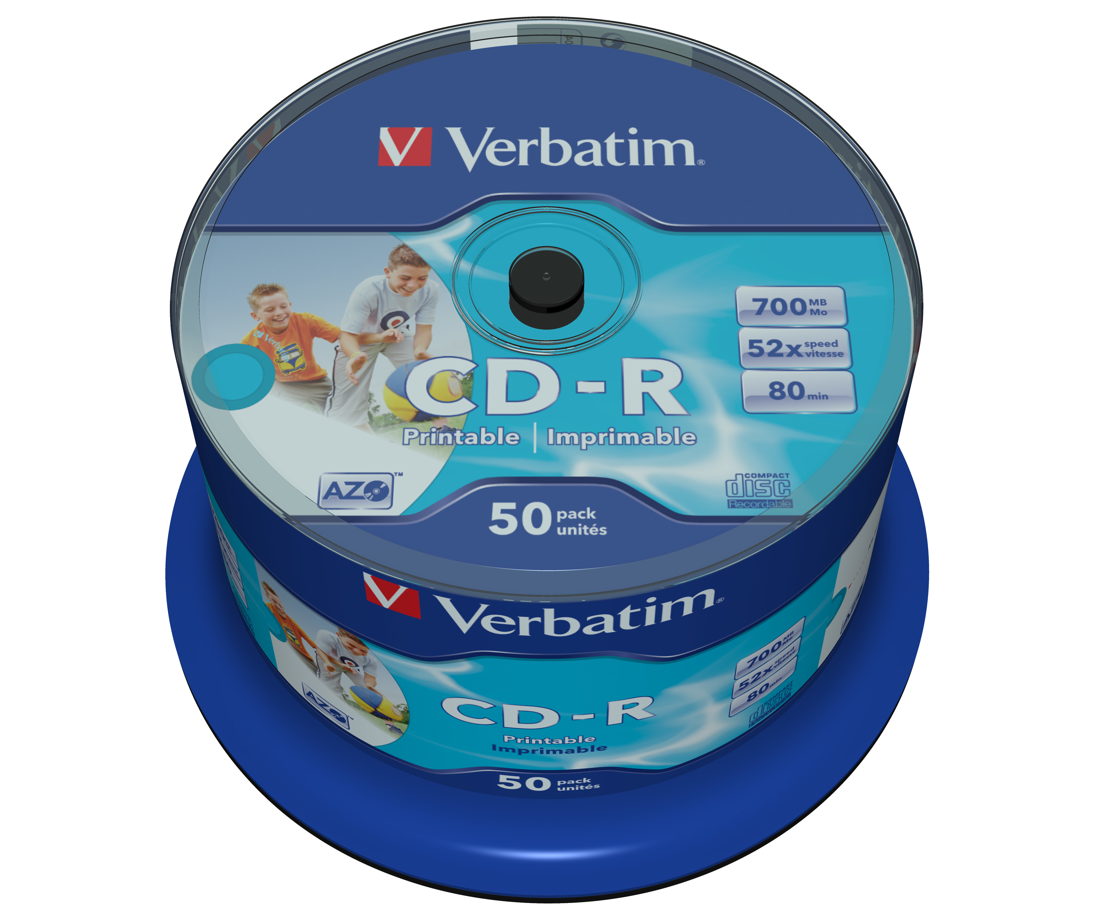Verbatim DataLifePlus - 50 x CD-R - 700 MB 52x, Ansicht 2