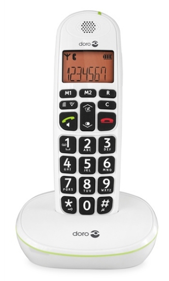 Doro PhoneEasy 100w - Schnurlostelefon mit Rufnummernanzeige, Ansicht 3