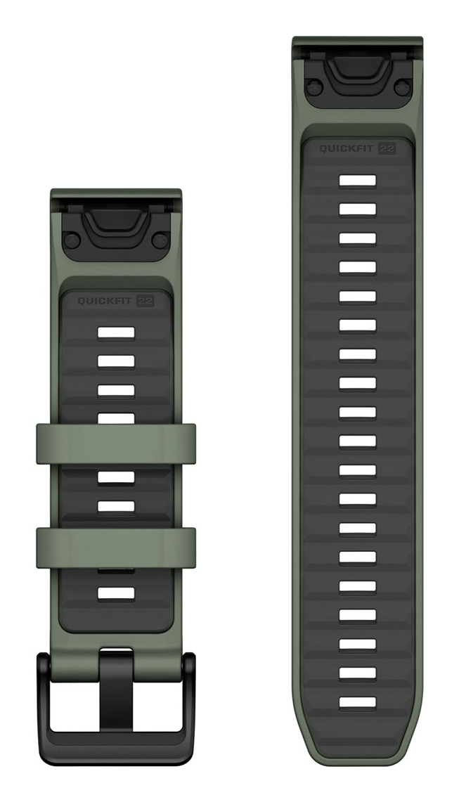 Garmin QuickFit-Armband Silikon Weidengruen/Graphit, Ansicht 2