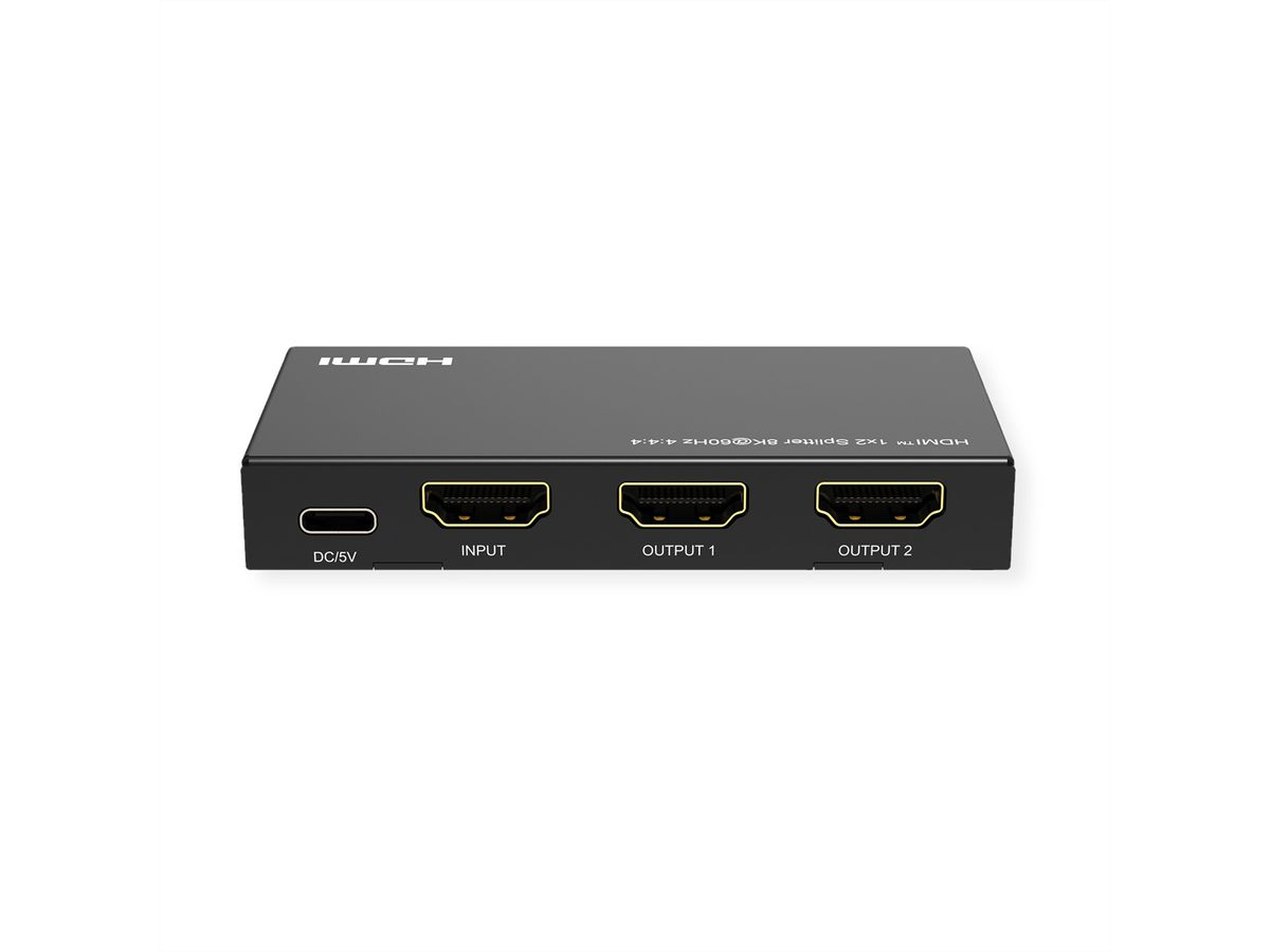 ROLINE HDMI-Splitter 8K60Hz 2fach, Ansicht 4