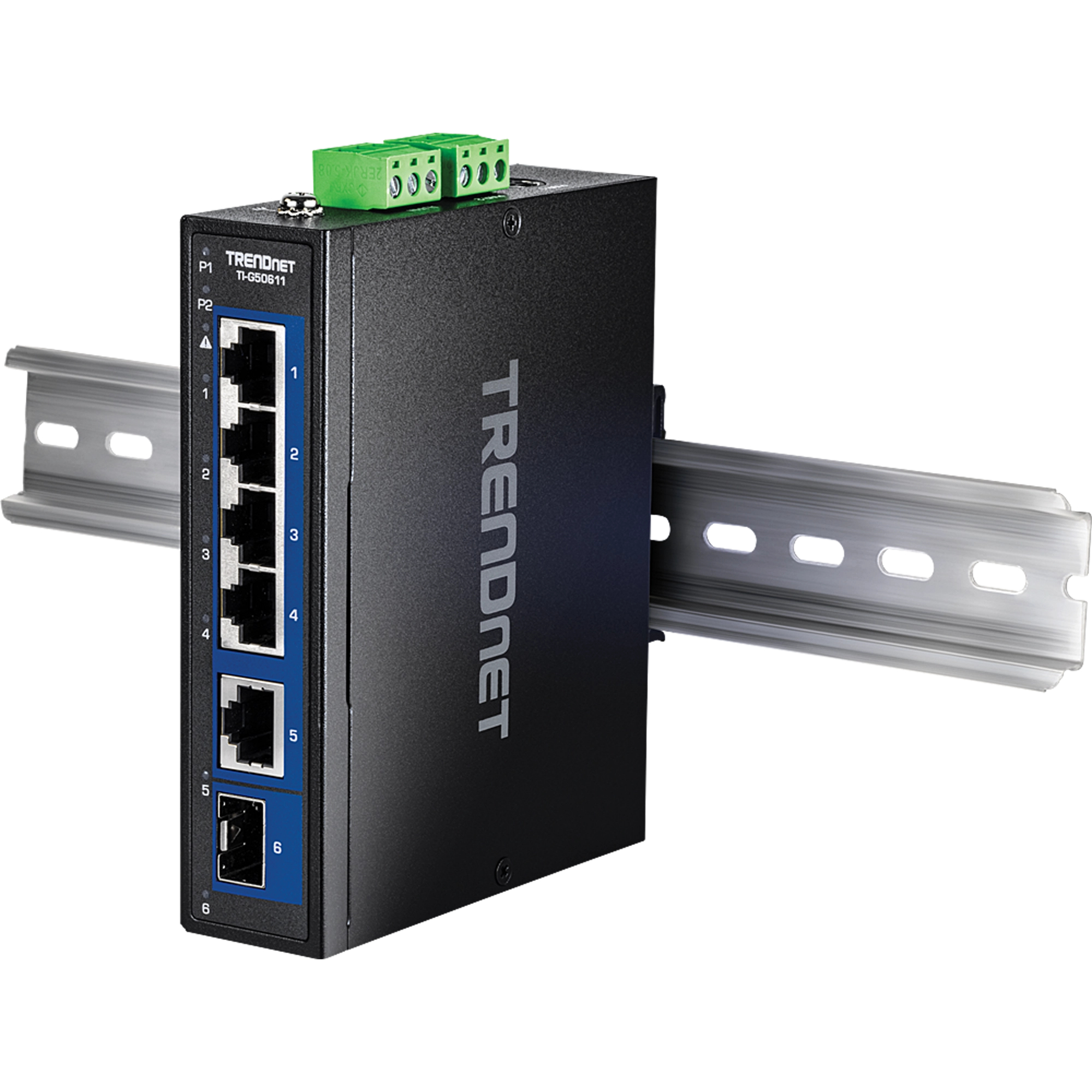 TRENDnet 6-PORT INDUSTRIAL 2.5G DIN-RAIL - Switch, Ansicht 2